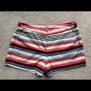 Striped summer colorful shorts size 10